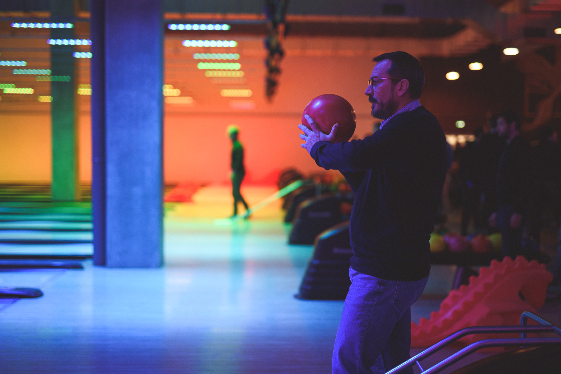 reportage évènementiel photographe lyon - team building event bowling