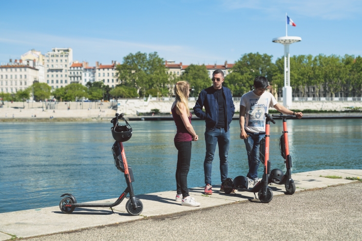 Aurélien AUDY - photographe LYON - portrait - shooting VOI Technology trottinettes électrique lifestyle réseaux sociaux