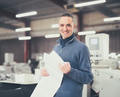 Aurélien AUDY Photographe Lyon - portrait reportage métier imprimerie