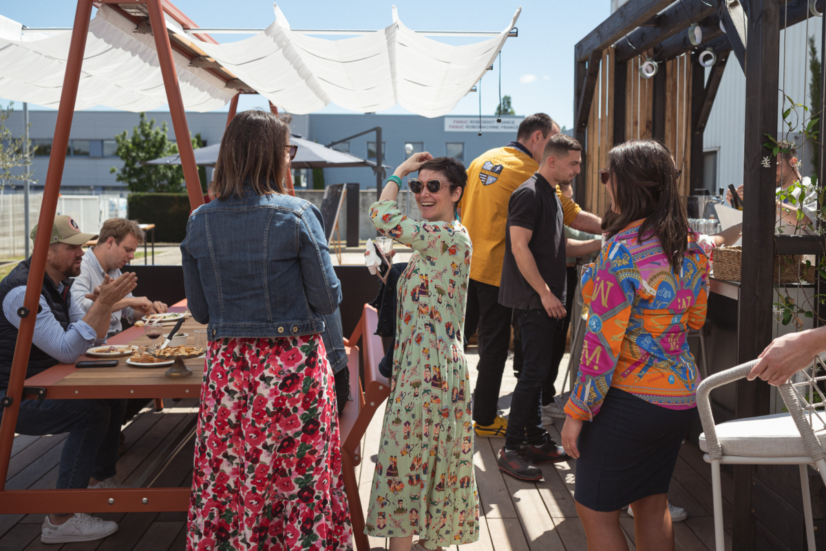 reportage event inauguration terrasse exterieur