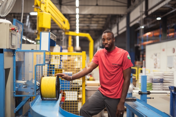 portrait employé au conditionnement