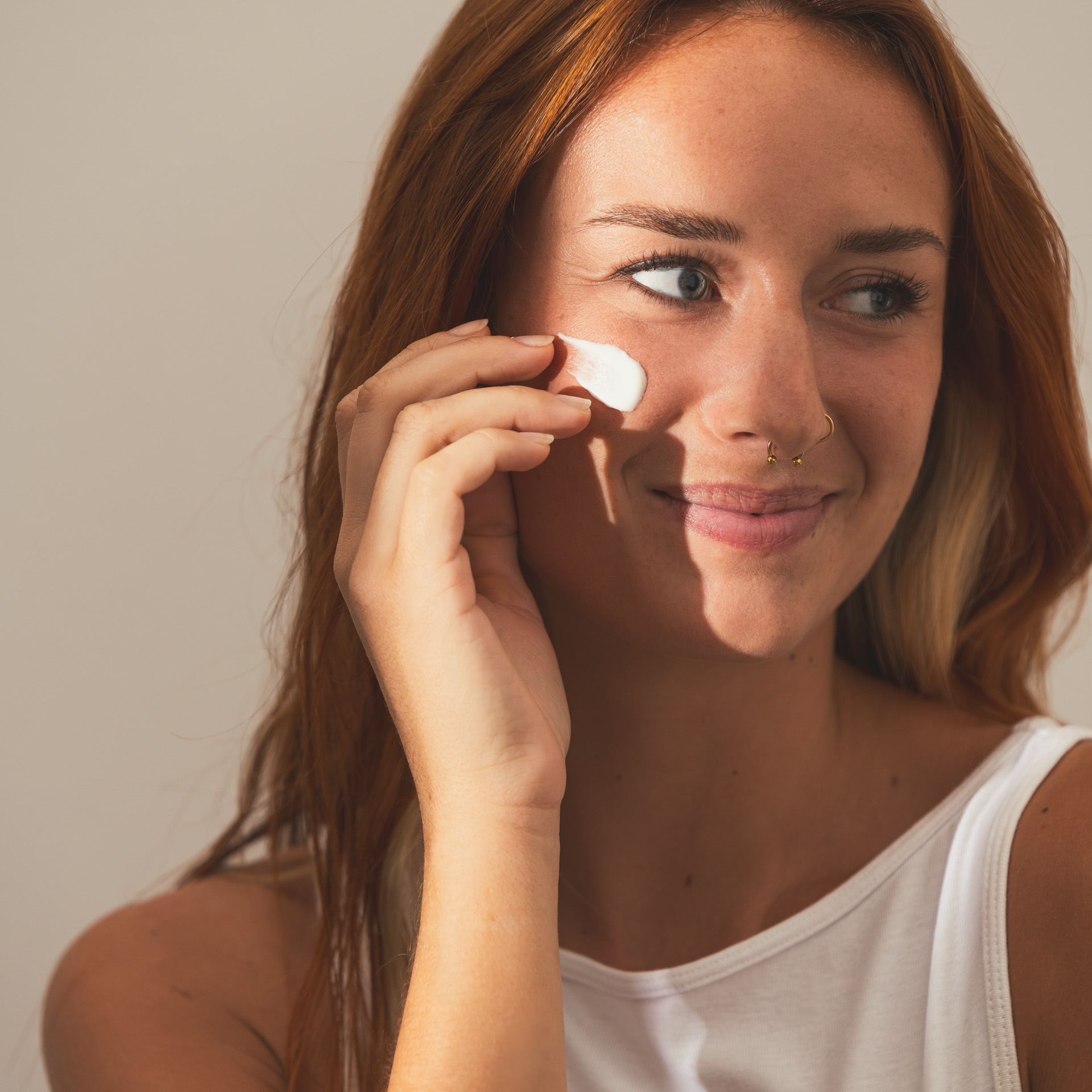 Photo lifestyle cosmétique crème