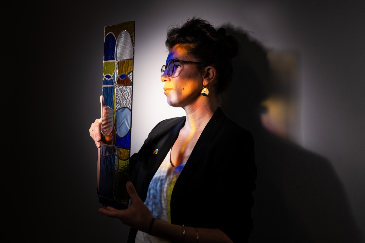 portrait d'artistes - vitrailliste