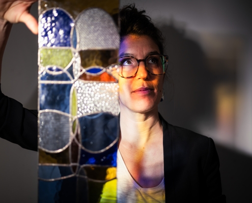 portrait d'artistes - vitrailliste